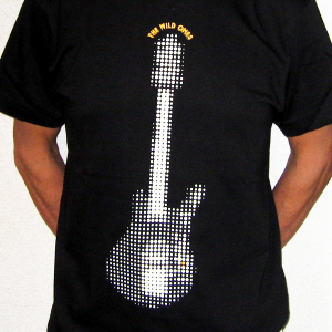 Tシャツ(12弦ギター・黒)